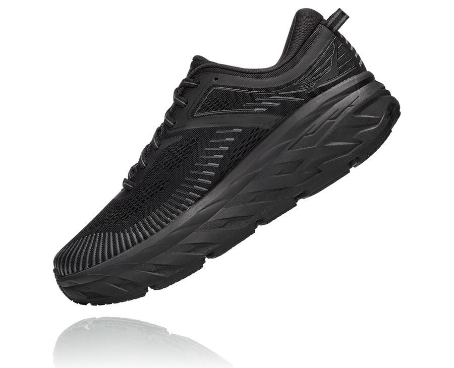 Hoka One One Koşu Ayakkabısı Erkek Siyah - Bondi 7 - SN5912034